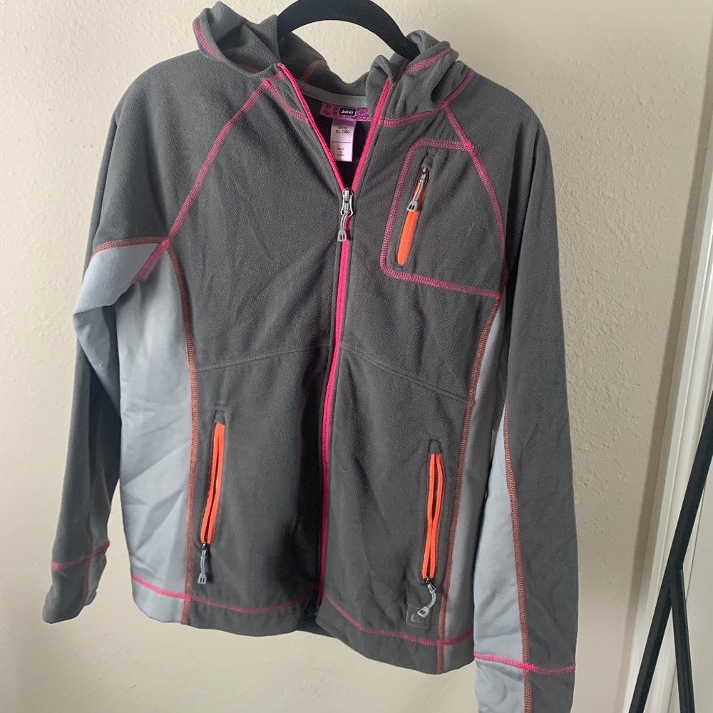 REI Girls hood jacket XL 18‎